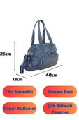 Bolsas Kadın Omuz Çanta Mavi 1036 thumbnail 4