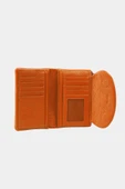 Grande Hakiki Deri Kadın Cüzdan Turuncu 2813 thumbnail 3