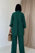 Zümrüt Alice Gömlek Ve Bol Kesim Pantolon Takım - 4
