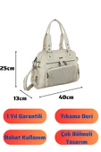 Bolsas Kadın Omuz Çanta Bej 1036 thumbnail 4