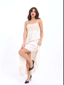 7114 ELBİSE-BEJ thumbnail 4