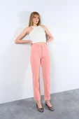 Strong Düz Pantolon - Pudra thumbnail 1