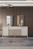 Petra Çekmeceli Dolaplı Aynasız Büfe Konsol 180x48x78cm thumbnail 1