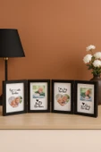 4'lü  Dekoratif Siyah Fotoğraf Çerçevesi 10*15 cm (1) thumbnail 1