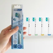 Ticimark Klasik Yumuşak Oral-B İle Uyumlu Diş Fırçası Başlığı - 4 Adet Yedek Başlık - 1