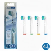 Ticimark Klasik Yumuşak Oral-B İle Uyumlu Diş Fırçası Başlığı - 4 Adet Yedek Başlık - 5