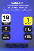 50 cm 18w Mavi Renk Led Duvar Boyama Wallwasher - 1