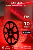Hortum Esnek 220V Şerit Led Kırmızı 10 Metre thumbnail 1