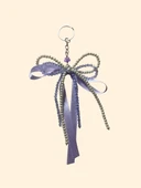 Lila Rüya Hediye Kutusu - Mavi Taşlı Kolye, İnci Detay ve Yeşil Çay İçerikli Zarif Kadın Hediye Seti - 3