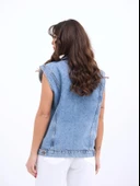 5751 KOT YELEK-MAVİ thumbnail 2