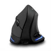ShopyTech Zelotes F35 Dikey Kablosuz Mouse Ergonomik Şarjlı 2.4G 1000/1600/2400 DPI 6 Tuş - 1