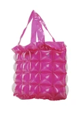 B.Y. Trend Kadın Plaj Çantası Pembe Şişme Omuz Çanta Br01 thumbnail 2