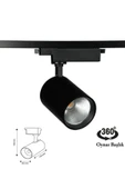 Led Siyah Kasa Gün Işığı 35w Raylı Spot 4 Adet 1 Metre Ray thumbnail 4