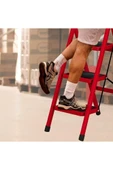 ASVERA Patika 6’lı Ev Tipi Merdiven – Kırmızı Renk, Geniş Basamaklı, Hafif ve Güvenli thumbnail 2