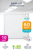 60x60 Led Panel 60w Beyaz Işık 6500 -10 Adettir - 1
