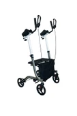 POYLİN Kol Dayamalı Rollatör Yaşlı Hasta Ihtiyar Yürüme Destek Aracı Katlanır Hafif Rollatör Sungur Medikal - 1