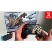 Nintendo Switch Pro Controller Monster Hunter Rise Edition thumbnail 4