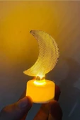 Dekoratif Led Lamba Metal Kaliteli Hediyelik  2 Adet (Lisinya) thumbnail 4