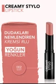 Flormar Yarı Parlak Stick Ruj- Creamy Stylo Lipstick -002 thumbnail 3