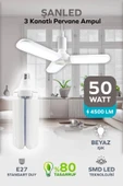 3 Kanatlı Pervane 50W Ampul Beyaz Işık-1 Adettir thumbnail 1