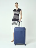 Benetton Trolley Valiz Koyu Mavi Büyük Boy 14BNT8001-01-KMV thumbnail 1