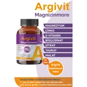 Argivit Magnizinmore Magnezyum Çinko ve Vitamin D İçeren Takviye Edici Gıda 60 Tablet thumbnail 7