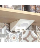 7W 3Renkli Çift Prizli Beyaz Dolap & Tezgah Altı Metal Led Aydınlatma 1 Adet - 3