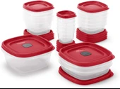 Rubbermaid Easy Find Kapak 34 Parça Gıda Saklama Kabı Seti - 1