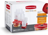 Rubbermaid Easy Find Kapak 34 Parça Gıda Saklama Kabı Seti - 3