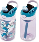 Contigo Yeniden Tasarlanmış Otomatik Ağızlı Çocuk Su Şişesi, 14 oz., Dinolar, 2'li Paket - 3
