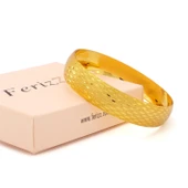 Altın Kaplama Desenli İmitasyon Bilezik-BLZ-3109 thumbnail 4