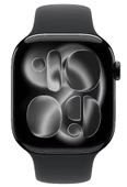 Apple Watch Series 11 GPS 46mm Simsiyah Alüminyum Kasa ve Siyah Spor Kordon Akıllı Saat - 2