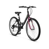 ÜMİT 2600 COLORADO KADIN DAĞ BİSİKLETİ V 26 JANT 21 VİTES SİYAH PEMBE thumbnail 2
