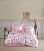 Hobby Çift Kişilik Poplin Nevresim Healing Stones Yakut - 1