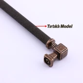 Talas Tırtıklı Antik Bakır Metal Kulp 320 mm Dayanıklı Kulpları Mobilya Çekmece Dolap Kapak Kulpu thumbnail 6