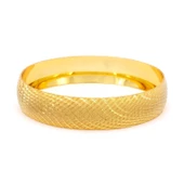 Altın Kaplama Dalgalı İmitasyon Bilezik-BLZ-3106 thumbnail 3