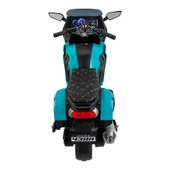 BABYHOPE 438A XMX-316 12V LEDLİ AKÜLÜ MOTOR TURKUAZ thumbnail 4