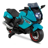 BABYHOPE 438A XMX-316 12V LEDLİ AKÜLÜ MOTOR TURKUAZ thumbnail 1