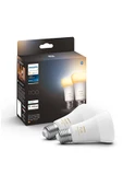 Philips   Huewa 8-75w Beyaz Ambiyans Akıllı E27 Led Ampul 2li Ekopaket, Bluetooth Özellikli - 1
