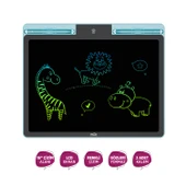 House Pratik HP78 Pilli LCD Ekran Elektronik Yazı Tahtası 16 İnç Mavi - 2