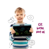 House Pratik HP78 Pilli LCD Ekran Elektronik Yazı Tahtası 16 İnç Mavi - 3