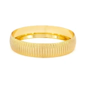 Altın Kaplama Düz Çizgili Noktalı İmitasyon Bilezik- BLZ-3105 thumbnail 3