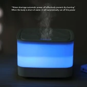 AteşTech Hava Nemlendirici Kumandalı Buhar Makinesi 7 Renk Led Işıklı 800ML Zaman Ayarlı thumbnail 5