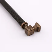 Talas Tırtıklı 256 mm Antik Bakır Metal Kulp Dayanıklı Kulpları Mobilya Çekmece Dolap Kapak Kulpu thumbnail 5