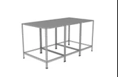 PAKETLEME MASASI - ATÖLYE, DEPO, HOBİ ÇALIŞMA MASASI  Galvaniz 118x93 cm 75 cm 1.00 mm thumbnail 5