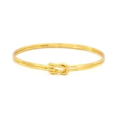 Altın Kaplama İmitasyon Ajda Aşk Düğümü Bilezik- BLZ-3103 thumbnail 2