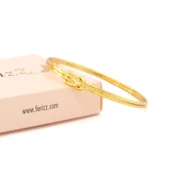 Altın Kaplama İmitasyon Ajda Aşk Düğümü Bilezik- BLZ-3103 thumbnail 4