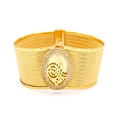 Altın Kaplama Trabzon Hasır Tuğralı Set- SET-169 thumbnail 4