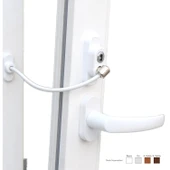 Anahtarlı Halatlı Pvc Kapı Pencere Emniyet Kilidi (5224) AZ-52243862950 thumbnail 4