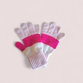 Garson Beden Kız Çocuk Eldiven Pembe 8-12 Yaş thumbnail 3